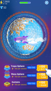 اسکرین شات 5 بازی Idle World - Build The Planet