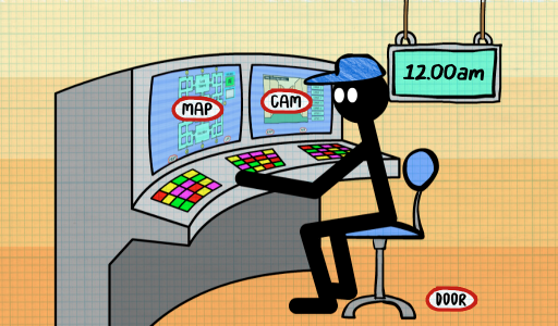 اسکرین شات 1 بازی Stickman Five Nights Survive 2