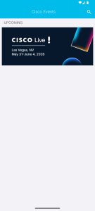 اسکرین شات 4 برنامه Cisco Events App