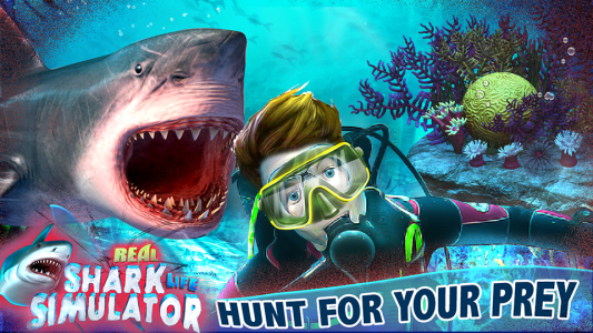 اسکرین شات 1 بازی Real Shark Life - Shark Sim