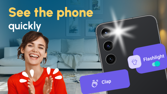 اسکرین شات 8 برنامه Clap to Find My Phone: Whistle