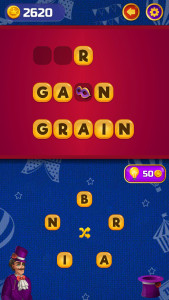 اسکرین شات 4 بازی Circus Words: Magic Puzzle