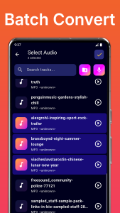 اسکرین شات 2 برنامه Audio Converter: OGG FLAC MP3