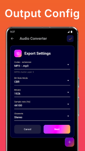 اسکرین شات 3 برنامه Audio Converter: OGG FLAC MP3