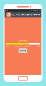 اسکرین شات 5 برنامه OGG MP3 AAC Audio Converter