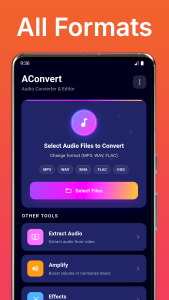 اسکرین شات 1 برنامه Audio Converter: OGG FLAC MP3