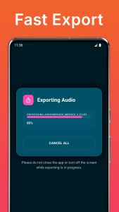 اسکرین شات 7 برنامه Audio Merger and MP3 Joiner