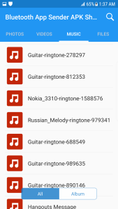اسکرین شات 5 برنامه Bluetooth App Sender APK Share
