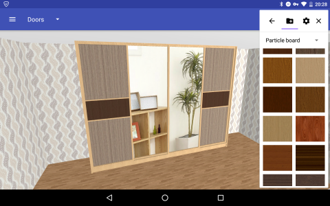 اسکرین شات 1 برنامه Closet Planner 3D