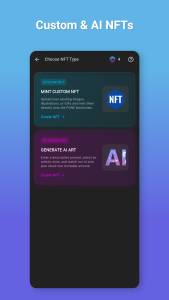 اسکرین شات 7 برنامه Fone Wallet - AI, NFTs, DePIN