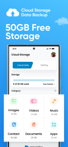 اسکرین شات 1 برنامه Cloud Storage: Data Backup