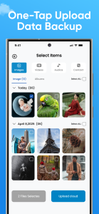 اسکرین شات 3 برنامه Cloud Storage: Data Backup