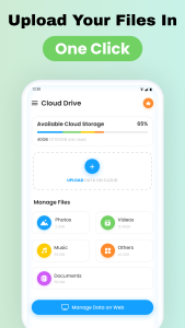 اسکرین شات 4 برنامه Cloud Storage - Cloud Backup