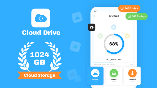 اسکرین شات 1 برنامه Cloud Storage - Cloud Backup