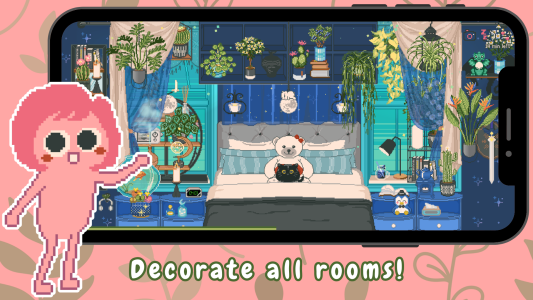 اسکرین شات 3 بازی Window Garden - Lofi Idle Game