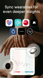 اسکرین شات 6 برنامه Clue Cycle & Period Tracker