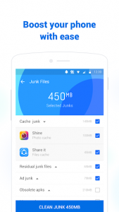 اسکرین شات 2 برنامه Clean Master Lite - For Low-End Phones