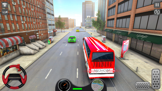 اسکرین شات 5 برنامه Bus Simulator Race - Bus Games