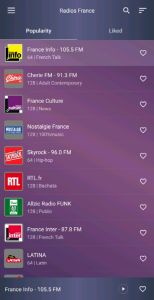 اسکرین شات 2 برنامه Radio France - Radio France FM
