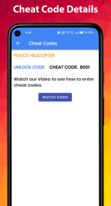 اسکرین شات 4 برنامه All Cheat Codes: Bikes & Cars