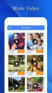 اسکرین شات 3 برنامه Mute Video, Silent Video
