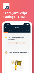 اسکرین شات 1 برنامه Learn JavaScript: Learn & Code