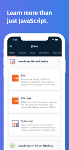 اسکرین شات 4 برنامه Learn JavaScript: Learn & Code