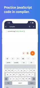 اسکرین شات 6 برنامه Learn JavaScript: Learn & Code