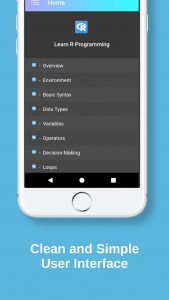 اسکرین شات 3 برنامه Learn R Programming - RPad