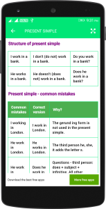 اسکرین شات 7 برنامه English Tenses Book