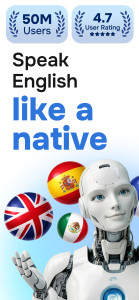اسکرین شات 1 برنامه Learn English, Spanish: Learna