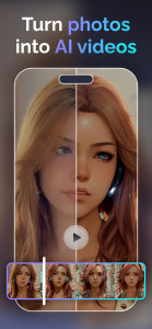 اسکرین شات 1 برنامه Video AI Art Generator & Maker