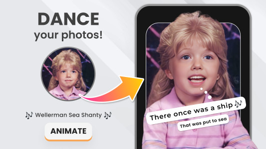 اسکرین شات 1 برنامه Face Dance: AI Photo Animator