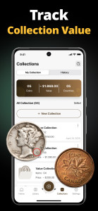 اسکرین شات 4 برنامه Coin Identifier Coin Scanner