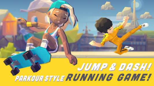 اسکرین شات 1 بازی Smashing Rush : Parkour Action Run Game