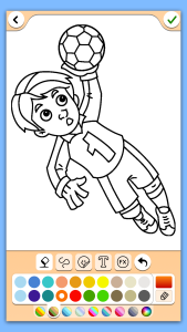اسکرین شات 2 بازی Football coloring book game