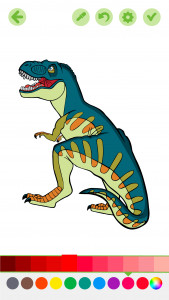 اسکرین شات 2 بازی Dino Coloring