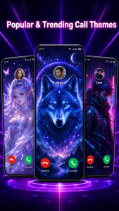 اسکرین شات 2 برنامه ColorCall: Video Call Screen
