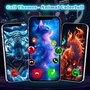 اسکرین شات 7 برنامه Color Call Screen Call Themes