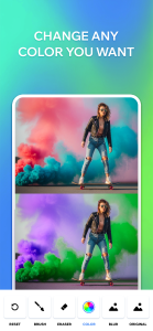 اسکرین شات 2 برنامه Color Splash Photo Editor