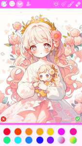 اسکرین شات 3 بازی Coloring Book: Draw Princess