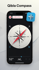 اسکرین شات 3 برنامه Compass app - Accurate Compass