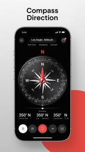 اسکرین شات 2 برنامه Compass app - Accurate Compass