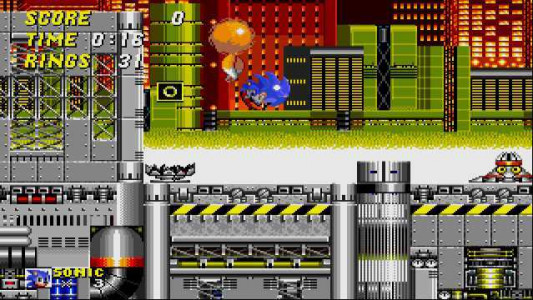 اسکرین شات 5 بازی سونیک جوجه تیغی 2