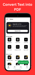 اسکرین شات 3 برنامه Text to pdf