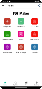 اسکرین شات 3 برنامه Text to pdf
