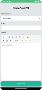 اسکرین شات 6 برنامه Text to pdf