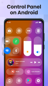 اسکرین شات 1 برنامه Control Panel Plus - Center