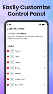 اسکرین شات 2 برنامه Control Panel Plus - Center