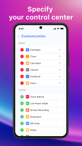 اسکرین شات 3 برنامه Control Center - Simple Panel